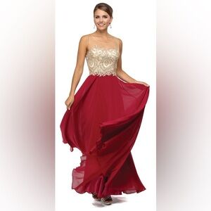 Dancing Queen Red Bedazzled Dress